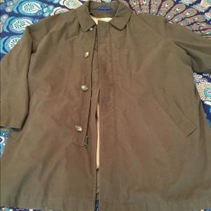 Ralph Lauren Corporate Long Coat L Olive Green